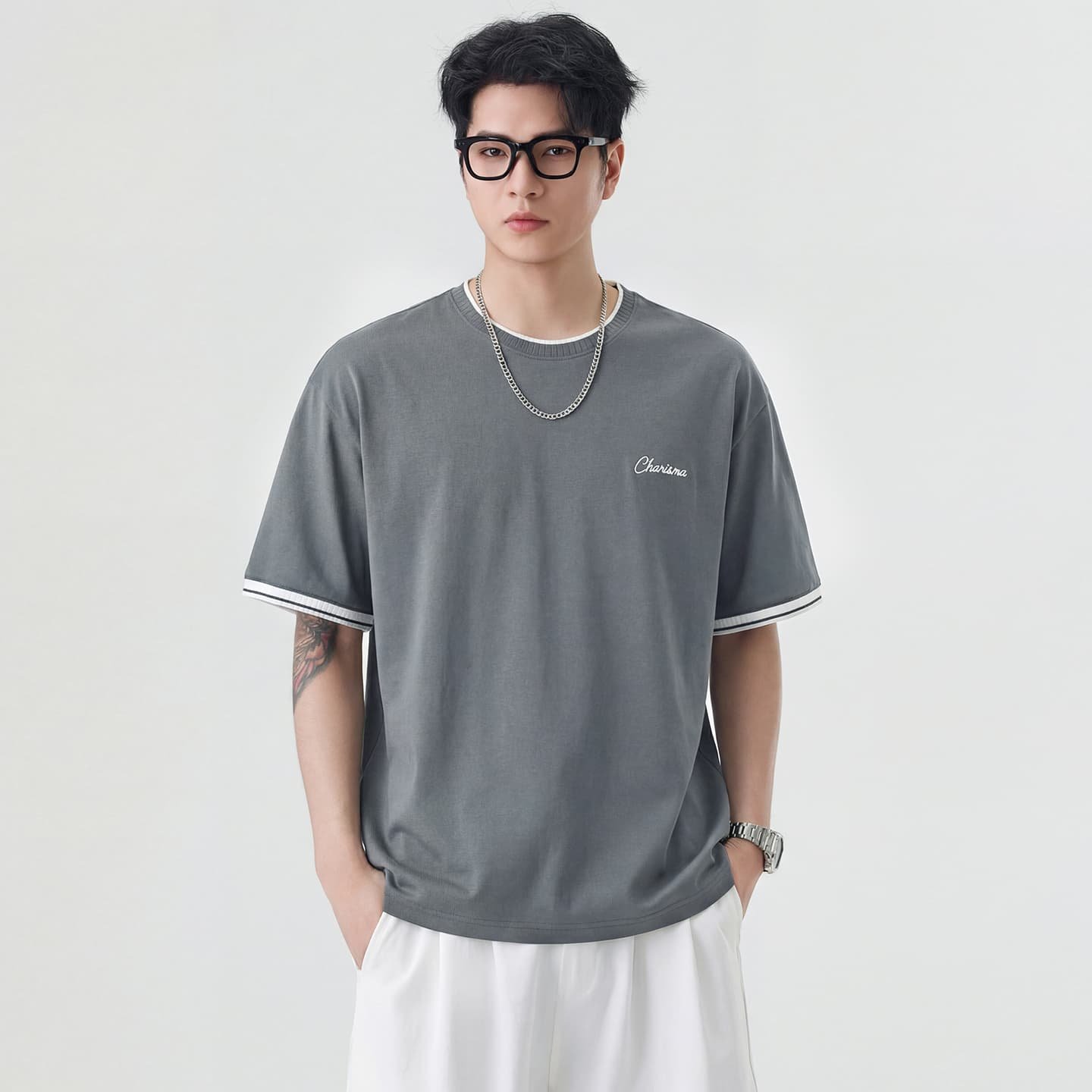 商品主图_1 men tops YSX8812 - Image 1