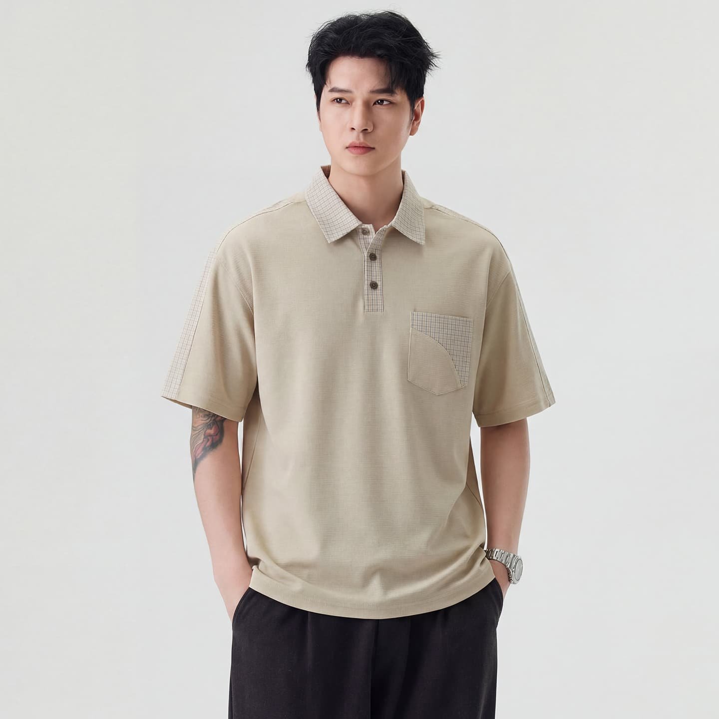 商品主图_1 men tops YSX8814 - Image 1